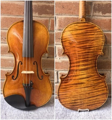 Guarneri Del Gesu 1742 ''Lord Wilton'' Violin European Spruce Aubert bridge #W3015