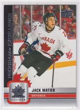 2023-24 Upper Deck Team Canada Juniors Program of Excellence Jack Matier Canada