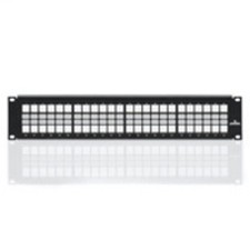 1PC Leviton 49255-H48 Patch Panel, QuickPort, 48-Port, 2RMU, 3.5" H x 19" W