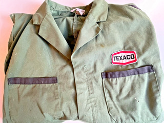 Texaco Tankstellen Arbeitsanzug Vintage 70er/80er Jahre mit Gebrauchsspuren