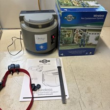PetSafe Wireless Containment System PIF-300 W/ Collar.Works Good . 10 0006