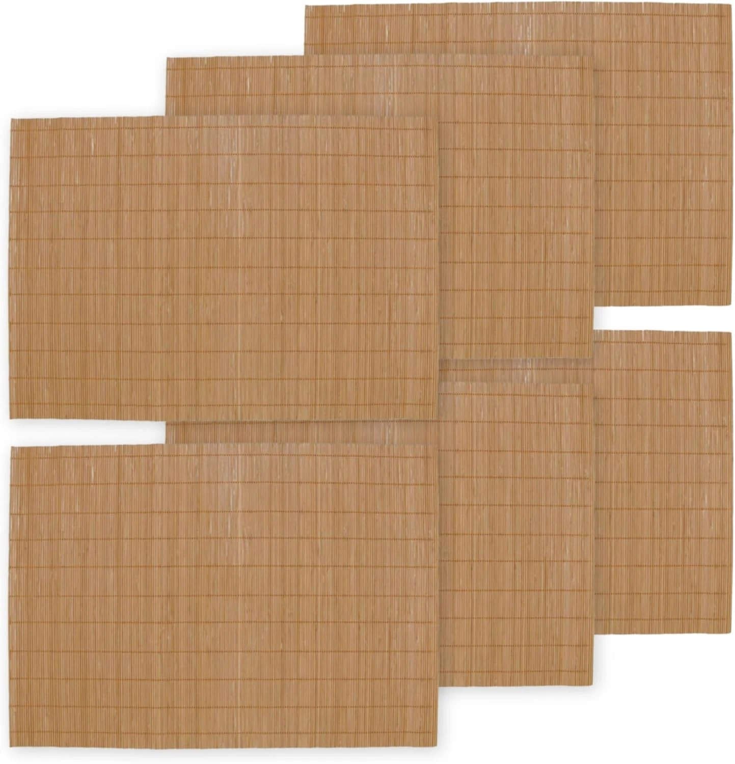 Bamboo Placemat/Sushi Rolling Mat 18" x 13" Brown 6 pcs
Opens in a new window or tab