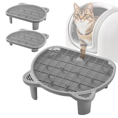 Litter Catching Step for Cat Litter Box, Litter Trap Stool for Automatic Litt...