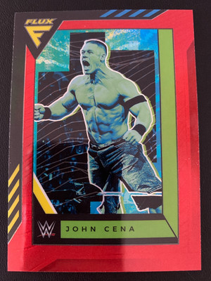 2022 Panini Chronicles WWE Red 346 Flux John Cena ed/199