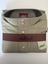 Men 58 MEDIUM Arab Style High Quality WINTER Daffah Thobe Jubba Flat Sleeves