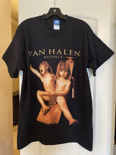 Van Halen Balance Tour Concert Tee Large 1990s vintage concert t-shirt, vintage, size L, single stitch, B+ condition