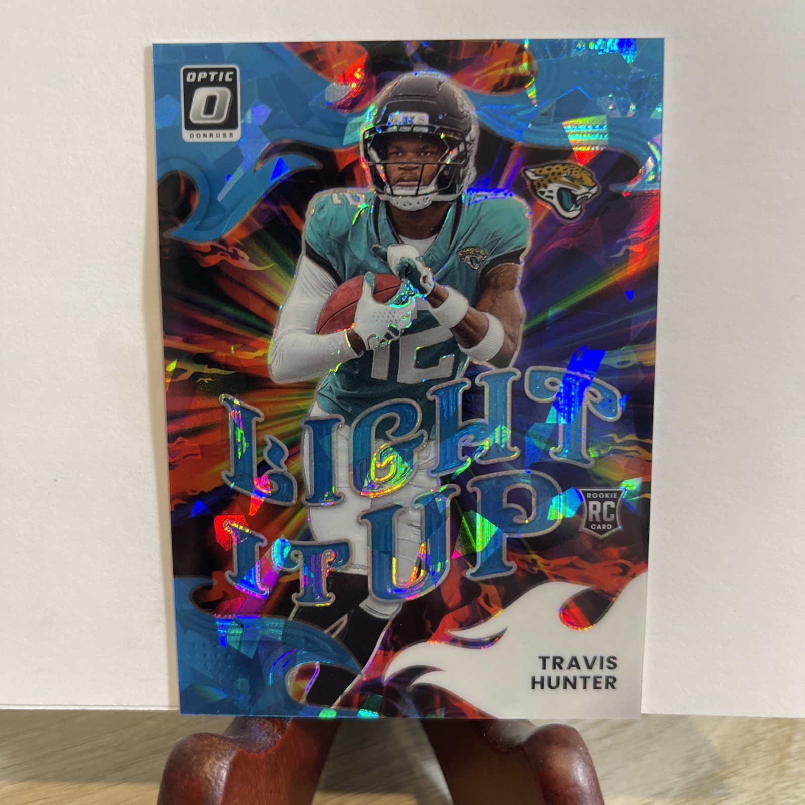 2025 Optic Travis Hunter Light It Up Cracked Ice /55