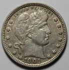 1901 Barber Quarter HV32