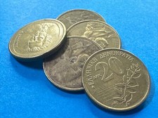 LOTTO 5  MONETE GRECIA APAXME APAXMAI DRACMA VINTAGE GREECE GREEKS COINS 