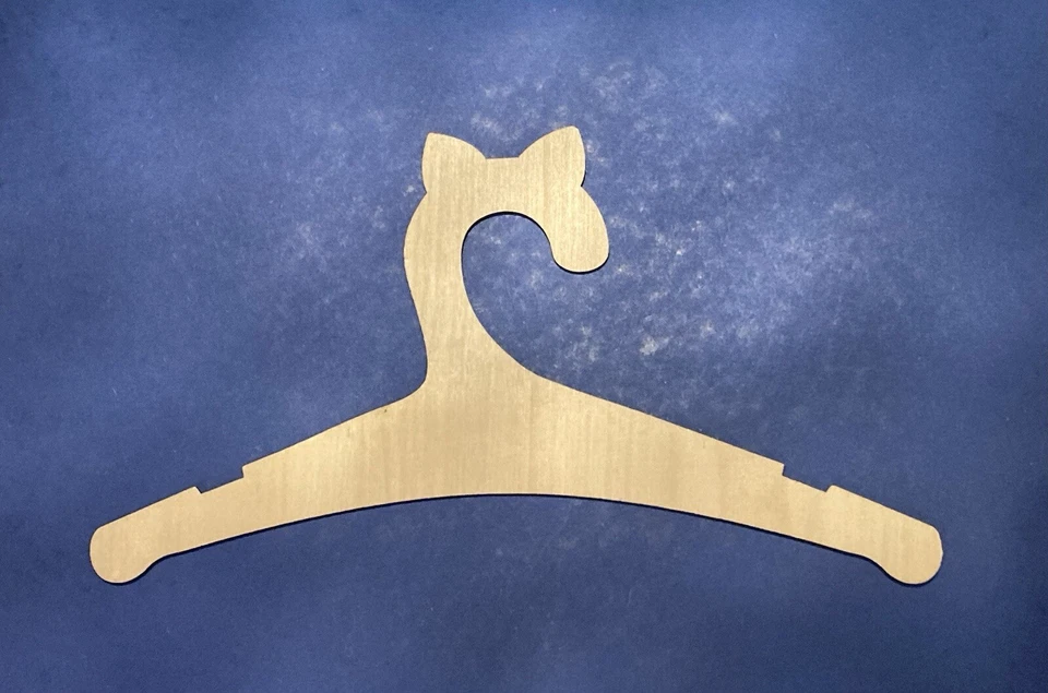 Kinderkleiderbügel Puppen Kleiderbügel Kinder Baby Babykleiderbügel Holz  Katze