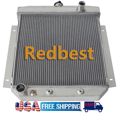 Aluminum 3Row Radiator Fit Ford Customline Fairline Country Squire 1954-55-1956