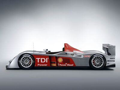 Cars 2006 audi r105 Desk Mat Stitched