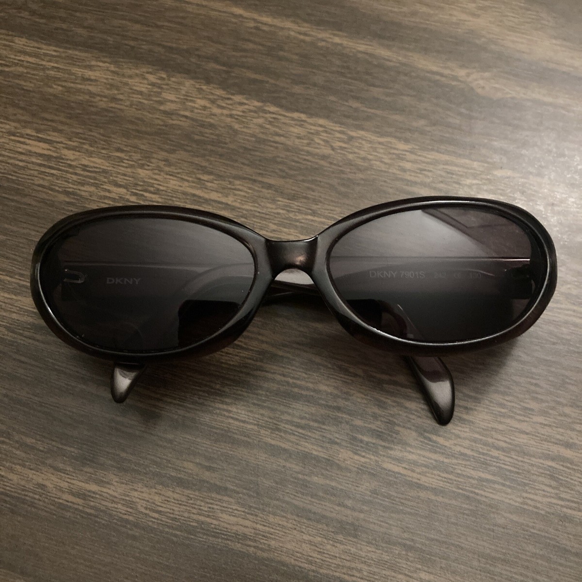 DKNY SUNGLASSES FRAME 7901s 242 55-17-130 Oval Full Rim Brown