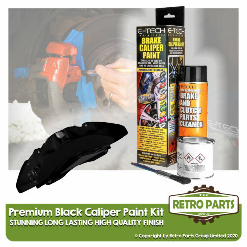 Premium Black  Brake Caliper Drum Paint Kit For Daihatsu High Gloss Finish - Picture 1 of 4
