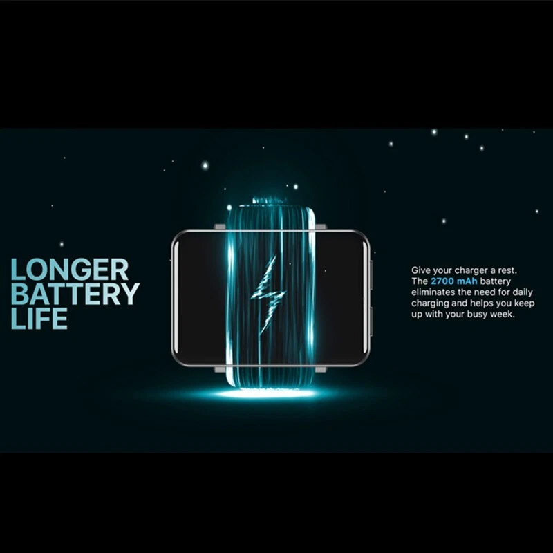 Big Screen 4G LTE Android Smartwatch 2,86" Touchscreen GPS WiFi Kamera 3GB+32GB - Bild 2 von 4