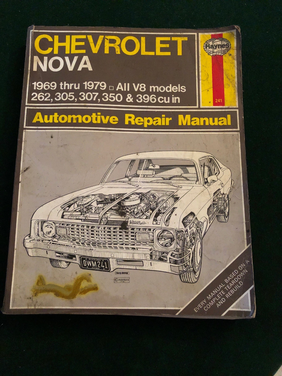 Vintage Haynes Chevrolet Nova 1969 Thru 1979 Automotive Repair Manual | eBay