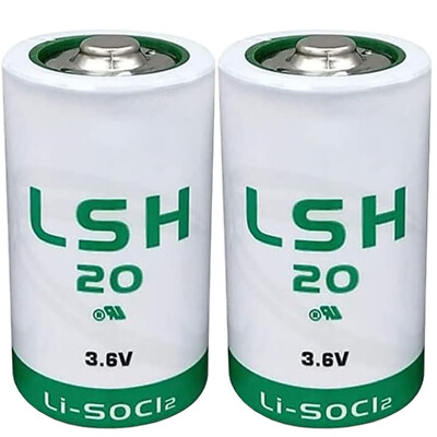 (2-Pack) LSH20 Size D 3.6V 13000mAh Battery replace for LSH20 Battery US