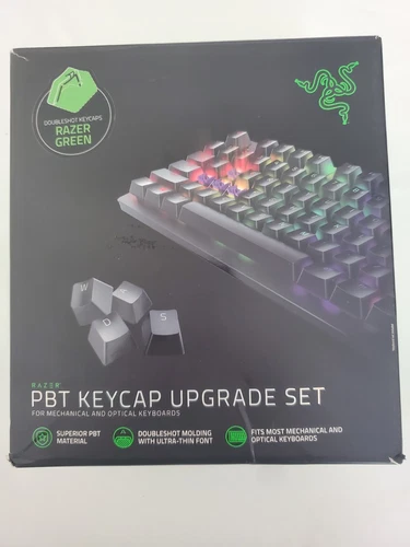 Razer Green Doubleshot PBT Keycap Upgrade Set For Mechanical & Optical Keyboard