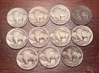 Buffalo Nickels Lot of 11 - 1917, 20, 20-?, 25-s, 27-s, 28-d, 29, 35, 36, 36-s