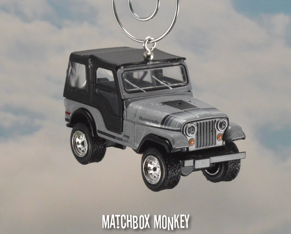 1979 Jeep CJ5 Renegade Open / Soft Top Wrangler Custom Christmas Ornament 1/64 eBay