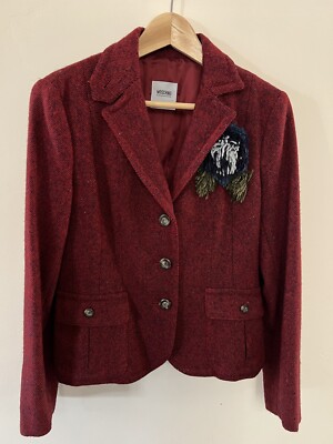 MOSCHINO CHEAP and CHIC VINTAGE  TWEED BLAZER/JACKET 6 Beautiful