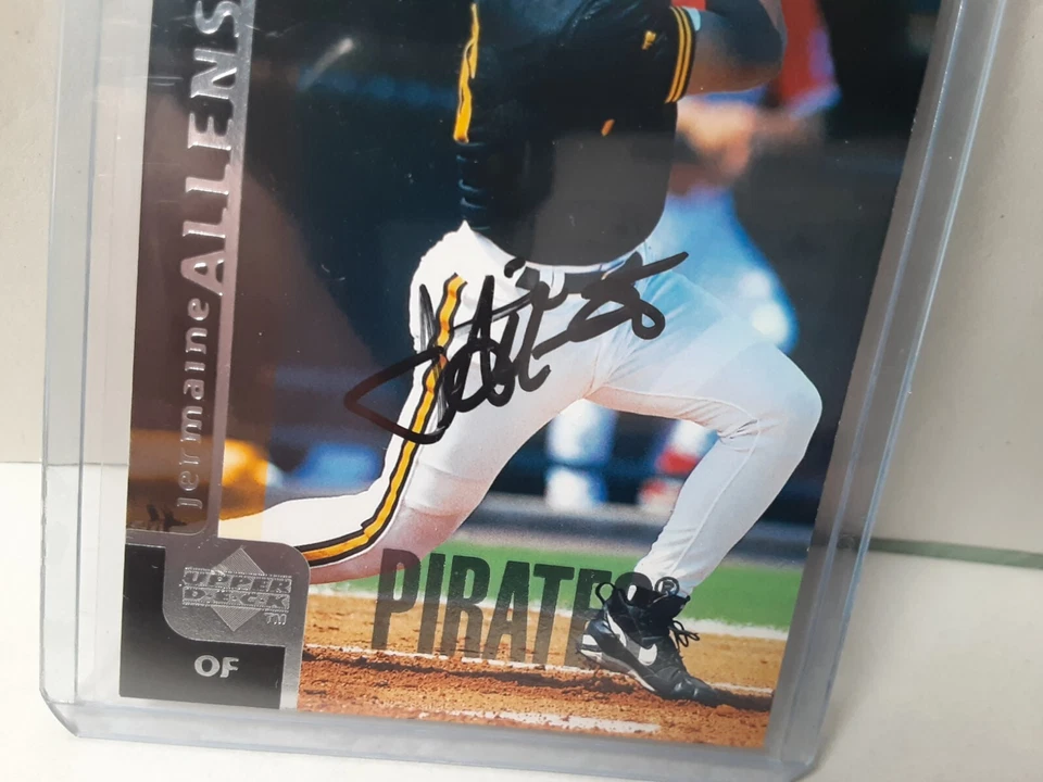 JERMAINE ALLENSWORTH AUTOGRAPHED SIGNED 1998 UPPER DECK CARD - Image 3 of 4