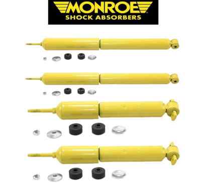 Monroe Gas Magnum Front & Rear Shock Absorbers Full Set of 4 For Ford F-150 RWD
