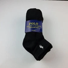 Polo Ralph Lauren Men's 6pk Quarter Socks Size 10-13