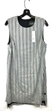Nicole Miller Women’s Gray Sleeveless Knee Length Dress Size 14