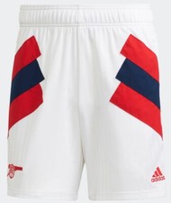  65 Adidas Arsenal 22/23 Home Game Shorts Mens XXL White Soccer Stitched