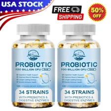 ULTRA PROBIOTIC 100 Billion CFUs 240 CAPSULES NOW ULTIMATE FLORA PRIMAL NATURAL