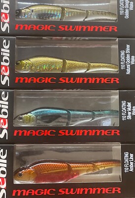 Sebile Magic Swimmer 110 Floating 3/8oz Topwater Swimbait / Wake Bait - PICK