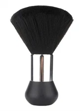 Black Large Barber Brush Neck Duster Soft Neck Sweep Brush for Hair Cutting