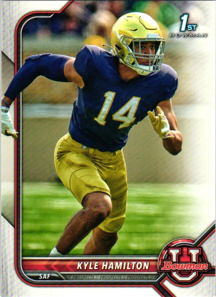 2021 22 Bowman University 34 Kyle Hamilton Notre Dame Fighting Irish
