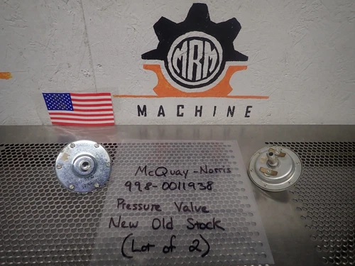 McQUAY NORRIS 998-0011938 Pressure Valves New Old Stock (Lot of 2) See All Pics