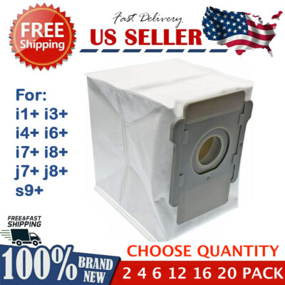 Quality Dirt Dust Bags Replacement for iRobot Roomba i3+ i4+ i6+ i7+ j8+ j7+ s9+