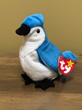 TY Beanie Baby - ROCKET the BlueJay Bird 5.5 inch with tag