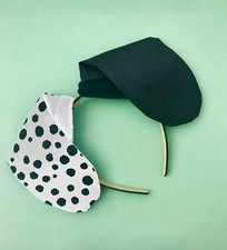 Dalmatian Dog Ears Headband Costume Halloween Puppy 101 Days of School