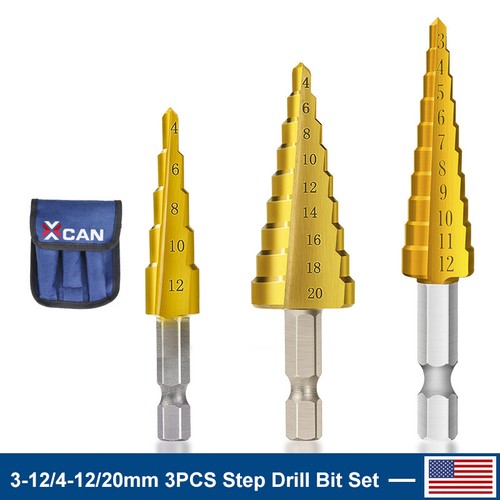 Straight Groove HSS Step Cone Drill 
