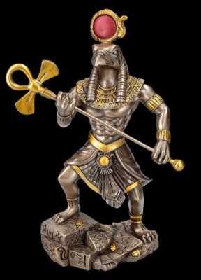 Horus Ägyptischer Gott der Sonne .Der Schöpfer des Himmels Kaltguss Bronze, Top.