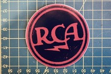 RCA Sticker - 7cm / NEW / VINYL  (legendary Audio Company - Great For Mic Cases)