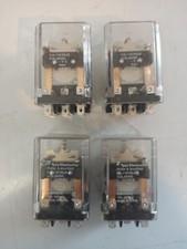 Lot of 4 POTTER  BRUMFIELD KUP-11D15-24 RELAYS 3541, 24VDC, 10A. 120VAC Good