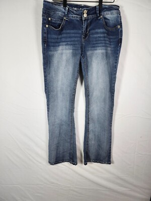 Wallflower The Luscious Curvy Fit Stretch Boot Cut Jeans Sz 11 Reg Blue