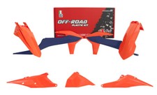 RTECH Set Plastic 5 Pcs Arancione-Blu-Arancione KTM Xcf-w 500 2020-2023