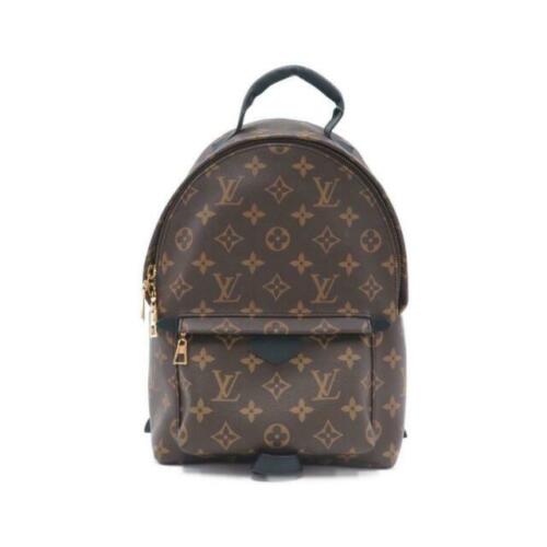 Louis+Vuitton+Palm+Springs+Backpack+Mini+Brown+Canvas for sale online