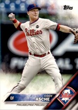 2016 Topps Cody Asche Philadelphia Phillies #478 MLB Baseball Sports Card