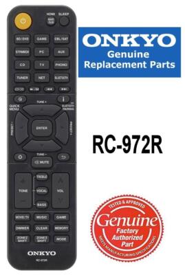 New Genuine Onkyo RC-972R Remote Control TX-NR696 TX-NR797 TX