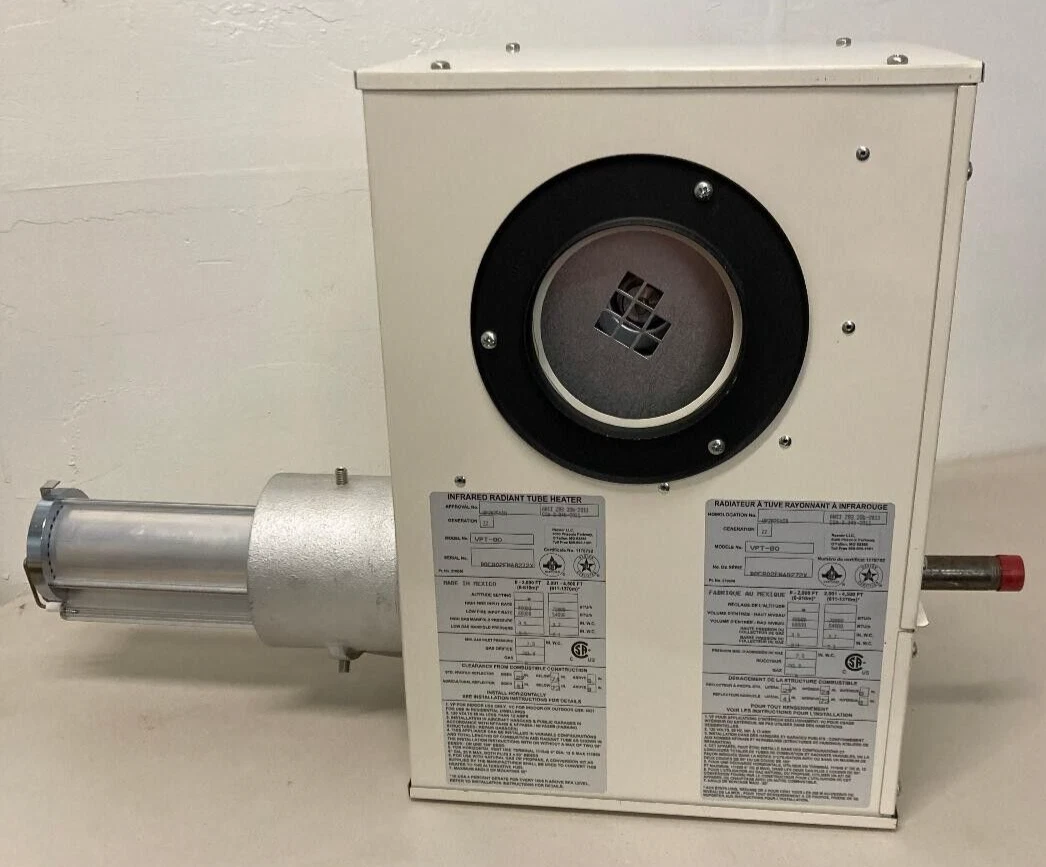 Reznor VPT-80 Natural Gas Two Stage Radiant Tube Heater Burner Head | eBay