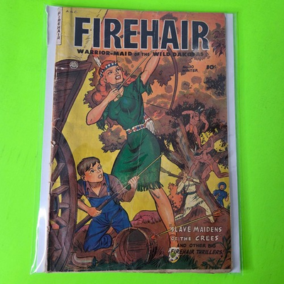 #ad #ad RARE Firehair Comics #10 COMPLETE 36 PGS GOLDEN AGE FEVRISH BRIGHT COVER PAINT $48.97