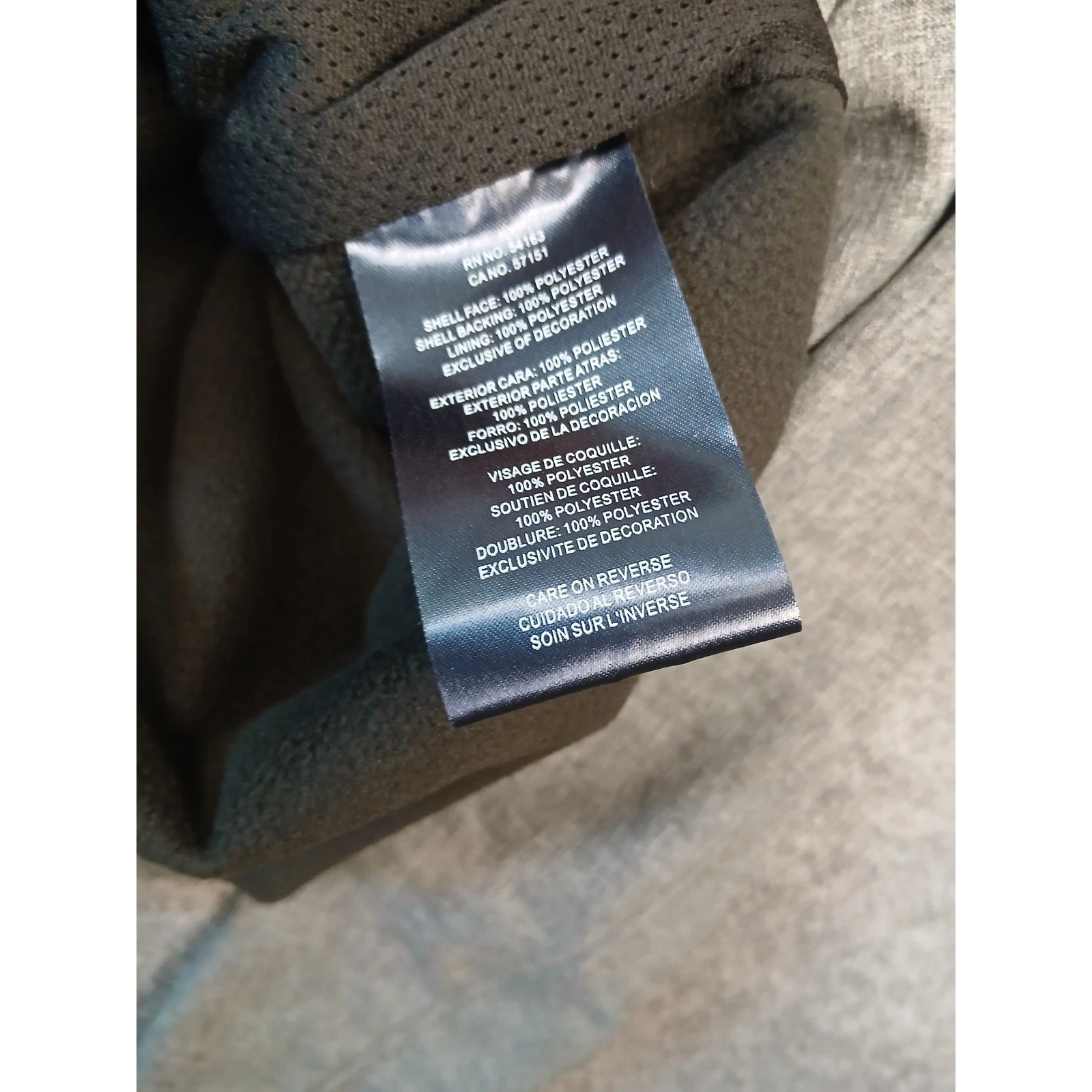 NWT Tommy Hilfiger Mens Grey Softshell Jacket Water Resistant Wind Resistant M image 4